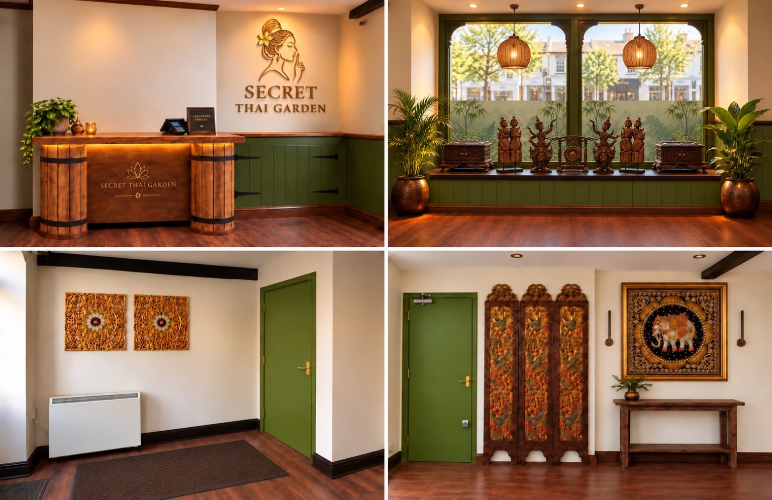 Interior design concept collage