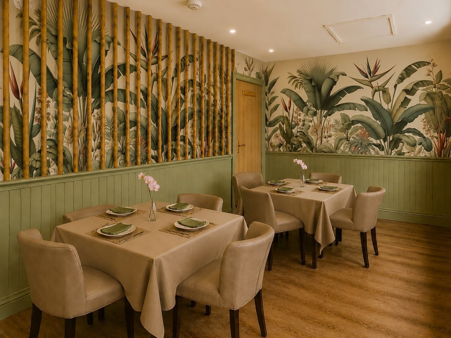 Concept rendering of the planned dining room